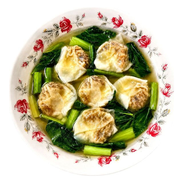 阿益素食 餛飩湯