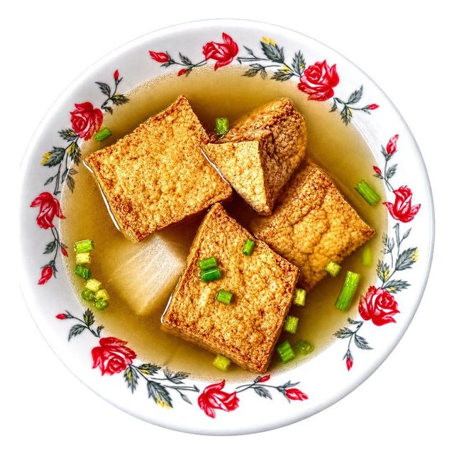 阿益素食 油豆腐湯