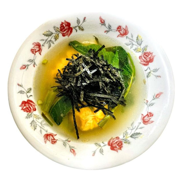 阿益素食 紫菜蛋花湯